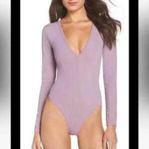 Free People Super Soft Plunge v-neck bodysuit